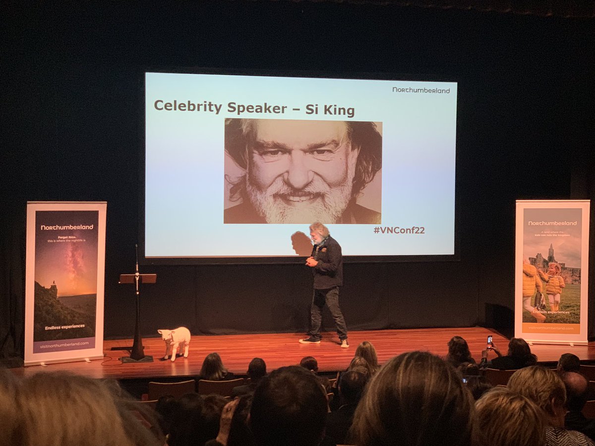 Passionate people. Endless experiences. Northumberland. Great to hear Si King whipping up the need to amplify the greatness of our region  #hairybikers #visitnorthumberland #VNConf22