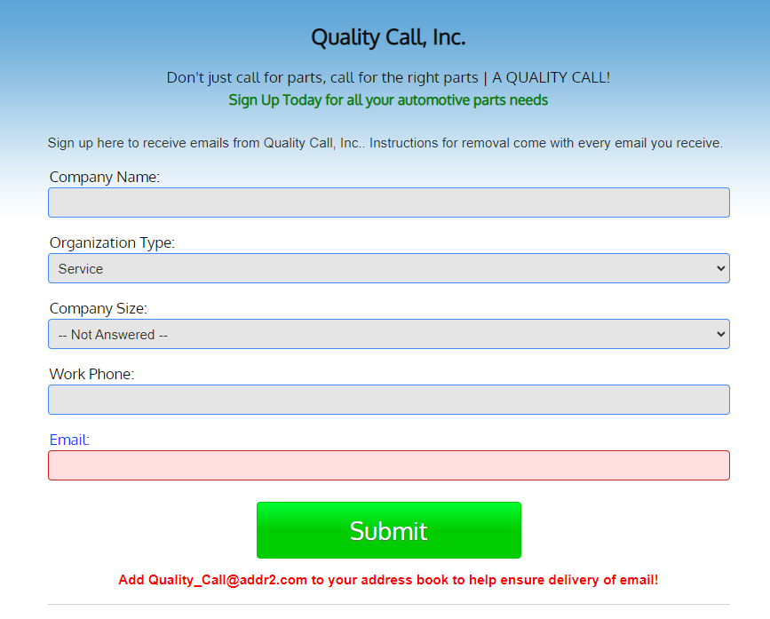 QualityCallInc's tweet image. 𝘚𝘶𝘣𝘴𝘤𝘳𝘪𝘣𝘦 to our 𝗮𝘂𝘁𝗼𝗺𝗼𝘁𝗶𝘃𝗲 𝗽𝗮𝗿𝘁𝘀 𝗻𝗲𝘄𝘀𝗹𝗲𝘁𝘁𝗲𝗿 for 𝗙𝗼𝗿𝗱 𝗣𝗮𝗿𝘁𝘀 and 𝗠𝗲𝗿𝗰𝗲𝗱𝗲𝘀 𝗕𝗲𝗻𝘇 𝗣𝗮𝗿𝘁𝘀.
admail.net/form/10047/692/

𝗘-𝗠𝗮𝗶𝗹: qualitycall@marketmaneuvers.com

#OaklandCounty #MacombCounty #WayneCounty #WashtenawCounty