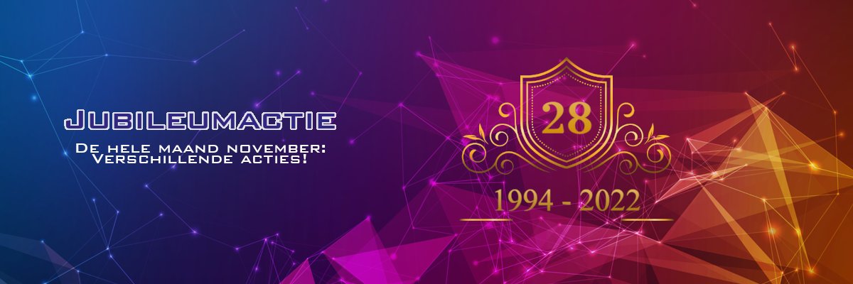 SunteamComputer's tweet image. Jubileumactie: de hele maand november, verschillende acties: sunteam.nl/jubileumactie.…