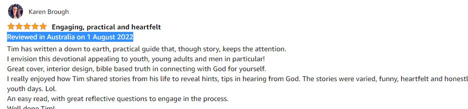 Pretty cool to see my book getting reviews outside of the U.S.
