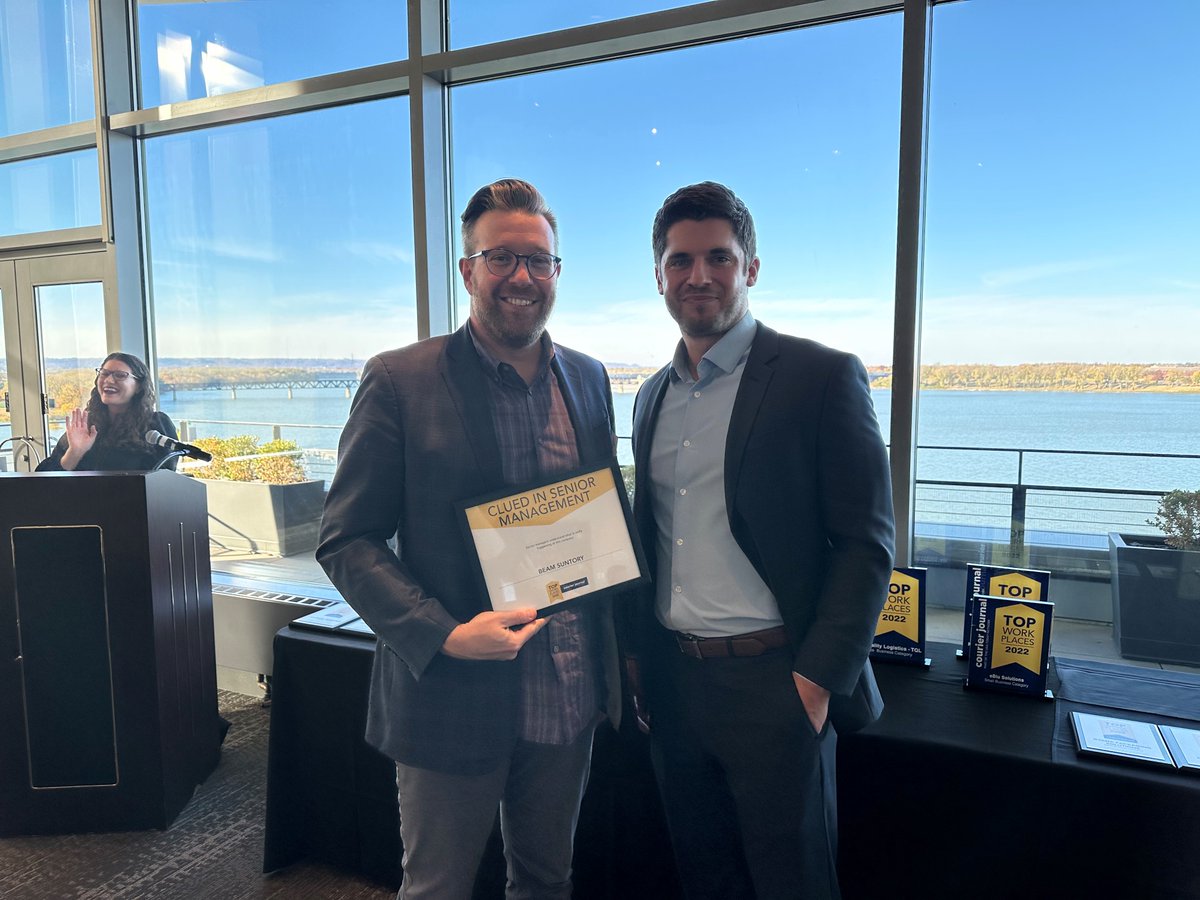 Beam Suntory was ranked #3 @TopWorkplaces in Greater Louisville, Kentucky by @courierjournal! We are humbled by the positive feedback we continue to receive from our amazing employees, and we are committed to keep getting better.