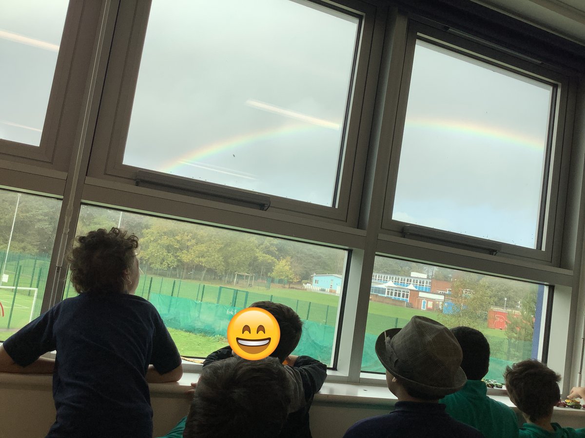 SpringwellSCC's tweet photo. A rather soggy first day back but the children have enjoyed a bit of rainbow spotting!
#rainbow #springwellschool #southampton #specialeducation #school #primary https://t.co/bOZw6AWbr7