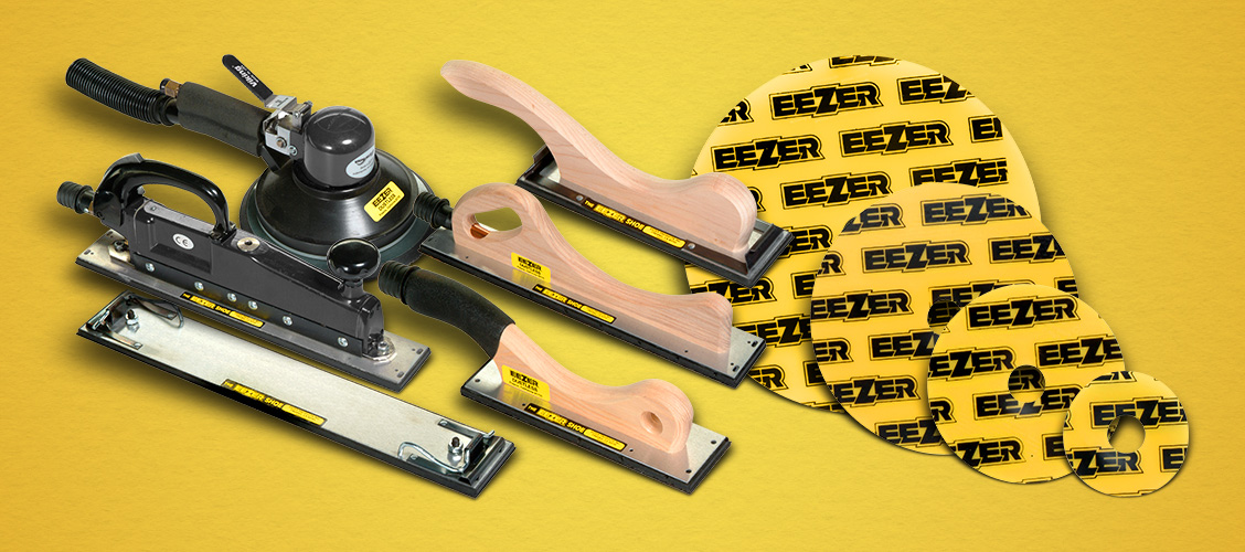 Our collection of hand #sanders, shoes, accessories, and back plates is available from your local automotive paint jobber, industrial distributor, or authorized online seller! 

Find a dealer at eezer.com/find-a-dealer/