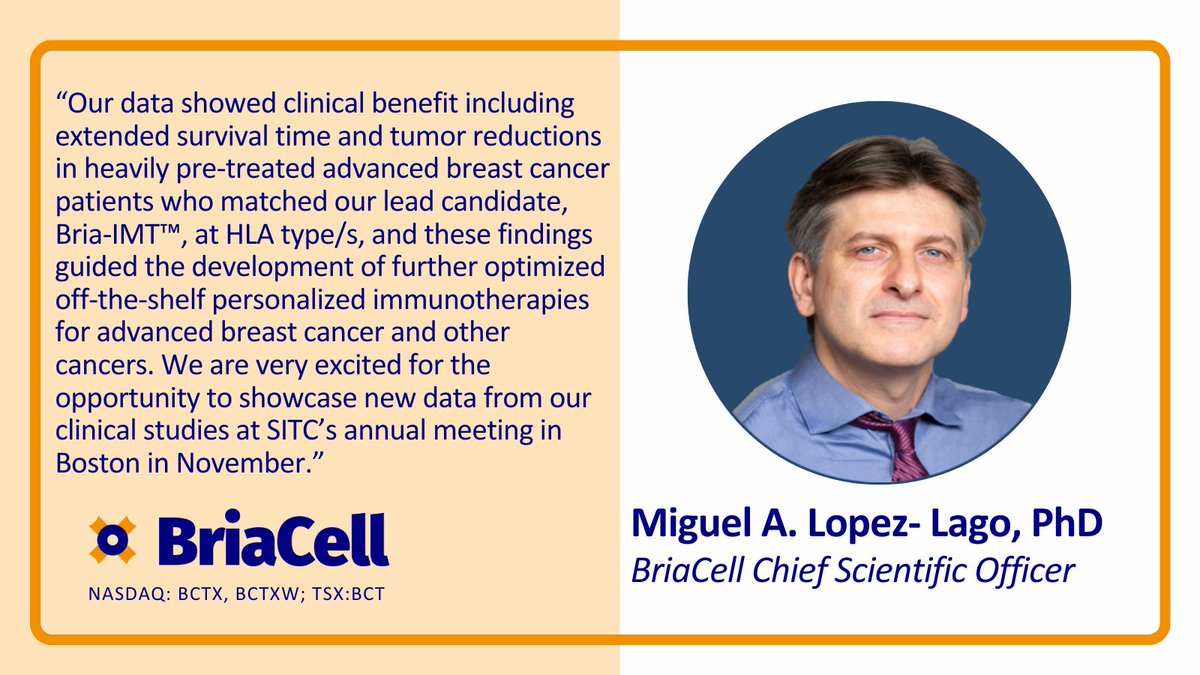 BriaCell Therapeutics Corp. tweet media