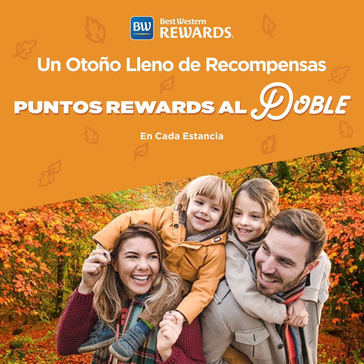 BWMexico's tweet photo. 1. Regístrate primero en la promoción https://t.co/vxdpucfvqR.
2. Hospedate antes del 21 de noviembre de 2022.
3. Obtén el doble de puntos
¿Aún no eres miembro? Inscríbete gratis en https://t.co/Xi4PAr30Dm
#bestwesternrewards #WhereverLifeTakesYou #BestWesternIsThere https://t.co/BeN4AI5UHt