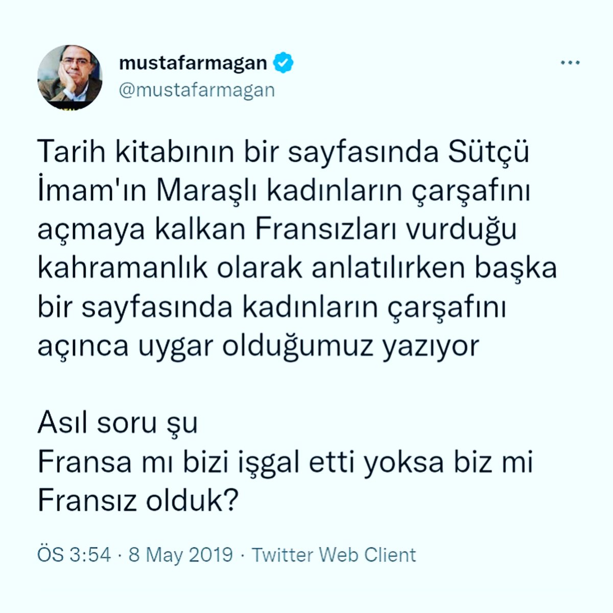 mustafarmagan's tweet photo. Tarih kitaplarımızın hal-i pür-melali https://t.co/Wtyiyuvfkr