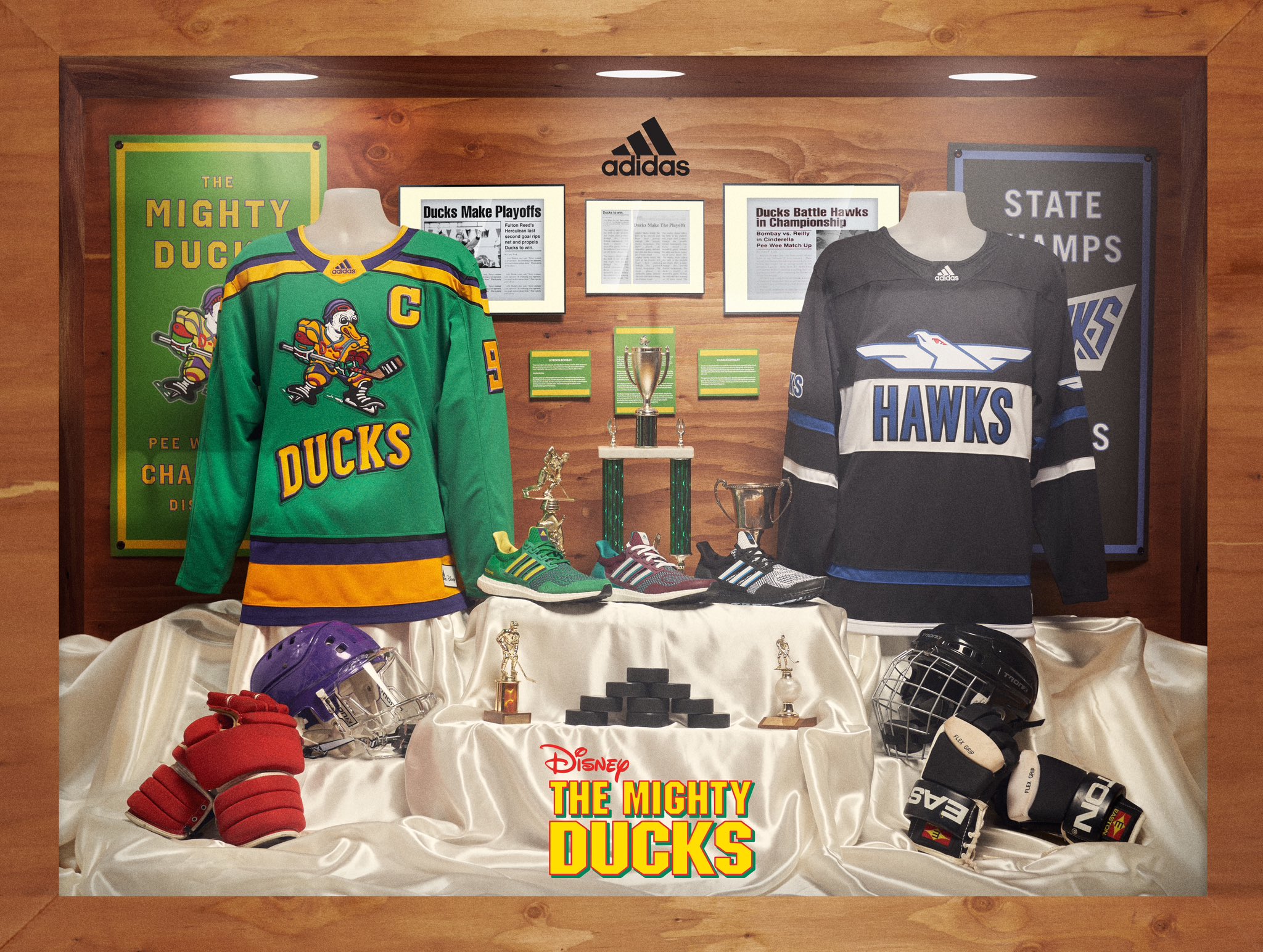 CL Sports on X: Mighty Ducks throwback jersey unveiled for