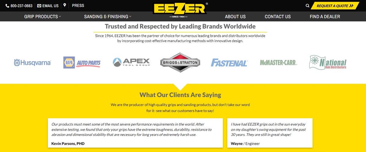 Since 1964, <a href="/eezer_products/">Eezer Products</a> has been the partner of choice for numerous leading brands and distributors worldwide by incorporating cost-effective #manufacturing methods with innovative design! 

Learn more at eezer.com
