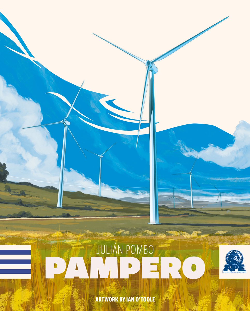 BoardGameGeek's tweet photo. Today on BGG News, @Candidrum previews Pampero,a game from Julián Pombo and @APEgames in which you try to earn money by supplying energy in Uruguay (prototype components): https://t.co/l8eayS1ZVj —WEM https://t.co/qgzXqJymh6
