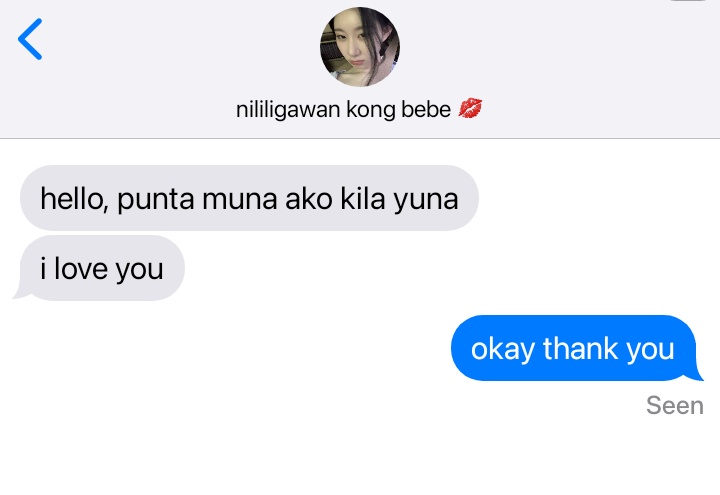 "saying thank you everytime she says i love you" a short chaerlia au.