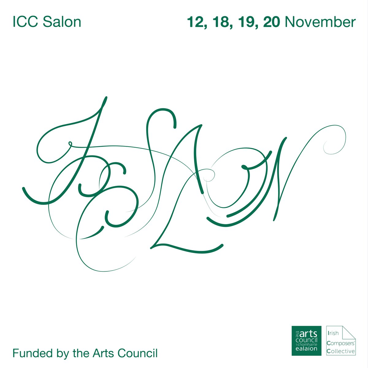 So excited to announce that our festival, ICC Salon, will be taking place from the 12th-20th of November 2022 at Unit 44 in Stoneybatter, Dublin. ICC Salon will be showcasing a wealth of new music by Ireland's brightest emerging composers. Watch this space - more info to come!