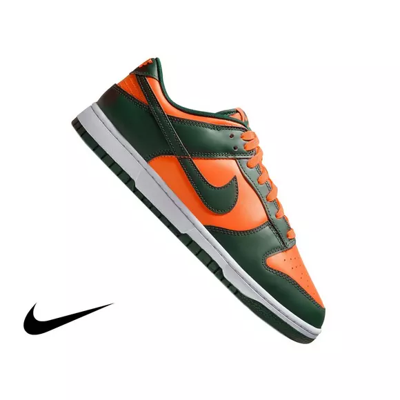 We need a pair of #miamihurricanes Dunks for the #Canes vs. FSU game. What do you guys think of the orange and green Dunks? #GoCanes #CanesSociety