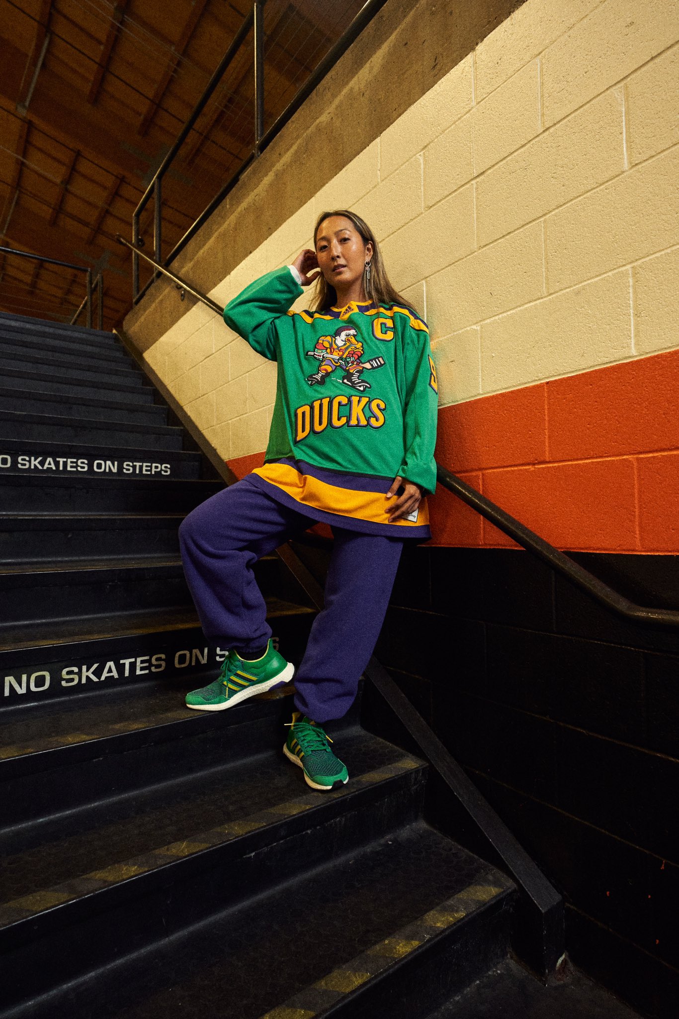 Adidas Mighty Ducks 30th Anniversary Jersey (Hawks) Minecraft Skin