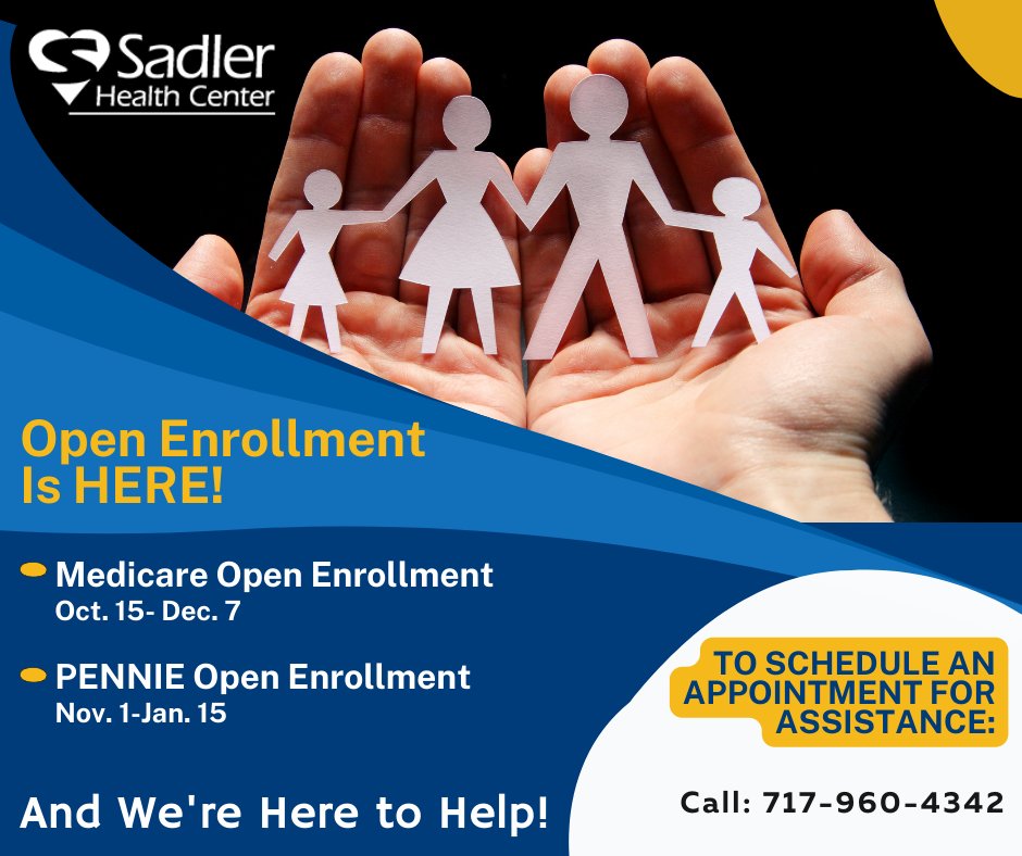 Enrollment for PENNIE, Pennsylvania's official health insurance marketplace is OPEN! Do you need help applying or have questions? Give our insurance specialist a call at 717-960-4342!  #Pennie #healthinsurance