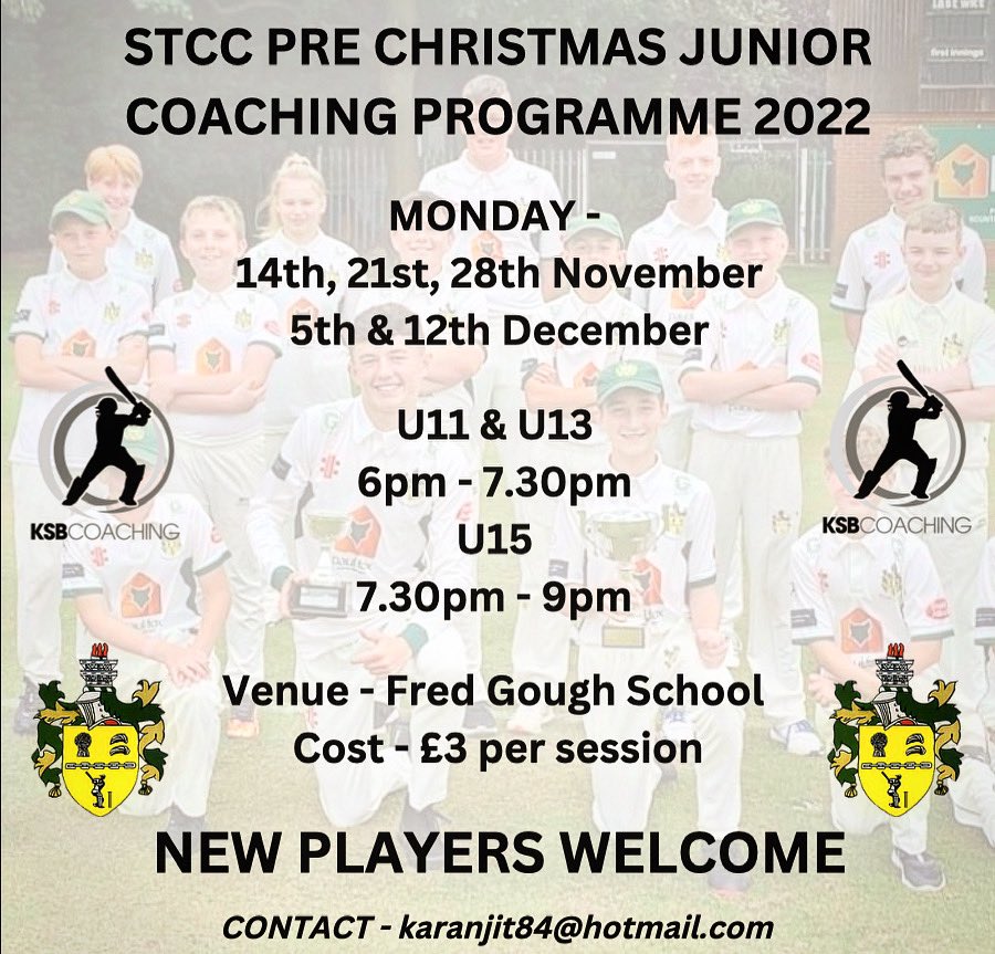 Scunthorpe Town CC (@scunnytowncc) on Twitter photo STCC JUNIOR TRAINING ANNOUNCEMENT 🏏
Less than 2 weeks before we welcome back our junior players. We cannot wait to catch up with them all and have some fun.
If you are interested in joining then please get in touch with us!
<a href="/Lakeside_school/">St Peter & St Paul</a> <a href="/AlthorpeKeadby/">Althorpe and Keadby Primary School</a> <a href="/BottesfordIS/">Bottesford Infants</a> 🏏 STCC JUNIOR TRAINING ANNOUNCEMENT 🏏
Less than 2 weeks before we welcome back our junior players. We cannot wait to catch up with them all and have some fun.
If you are interested in joining then please get in touch with us!
<a href="/Lakeside_school/">St Peter & St Paul</a> <a href="/AlthorpeKeadby/">Althorpe and Keadby Primary School</a> <a href="/BottesfordIS/">Bottesford Infants</a> 🏏