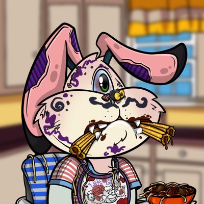 Von_Morpheon's tweet photo. #NewProfilePic Daucus is his name and this boy LOVE$ to grub💯 As you can tell his fave is #Churros‼️ 

@PsychoKittiesOG @MadHareSociety @Ugonzo_art @ElRealGenius #psychokitties #madharesociety #psychomollies #GenQ #MadHareBaby #1kPK #1kPM #1kMH  #1kGenQ #PK4LIFE #MH4LIFE https://t.co/2zFRjxXcLv
