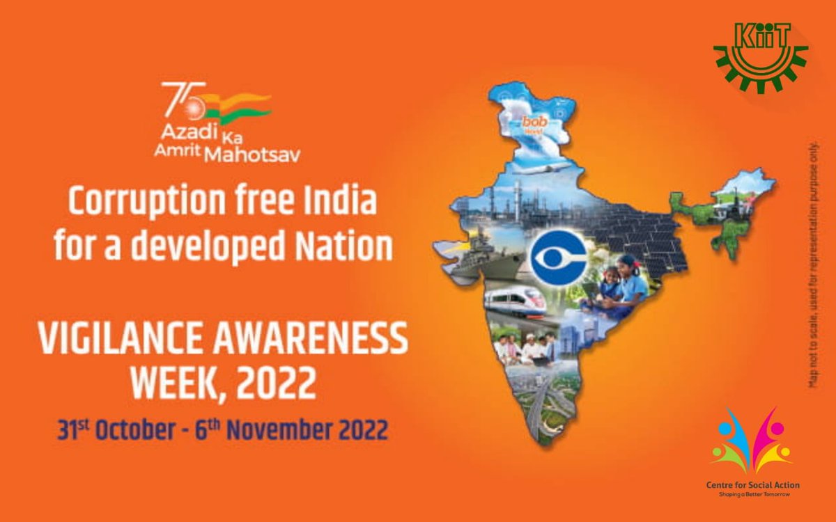 CSA_ksol's tweet photo. NATIONAL VIGILANCE AWARENESS WEEK, 2022

Corruption Free India for a Developed Nation

#csa_ksol #vigilanceawarenessweek2022 #CorruptionFreeIndia https://t.co/dBhLPNFMt5
