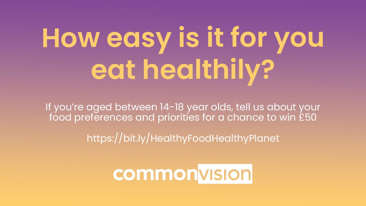 In partnership with @BiteBack2030, our new project examines young people’s (14-18 year olds) views on the links between #HealthyFood and #ClimateChange. Please share our questionnaire: bit.ly/HealthyFoodHea… #HealthyFoodHealthyPlanet #YouthClimateAction #FoodSystem #FoodWaste