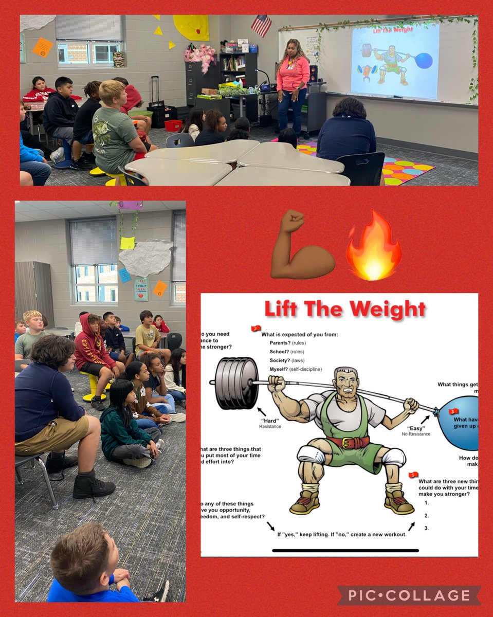 COUNSELING LESSON! 6th Grade! LIFT THE WEIGHT! Pressure! Resistance! PUSH! It only makes you stronger! 😍 Can’t want the product without the process! #schoolcounseling <a href="/WhyTry/">WhyTry</a>