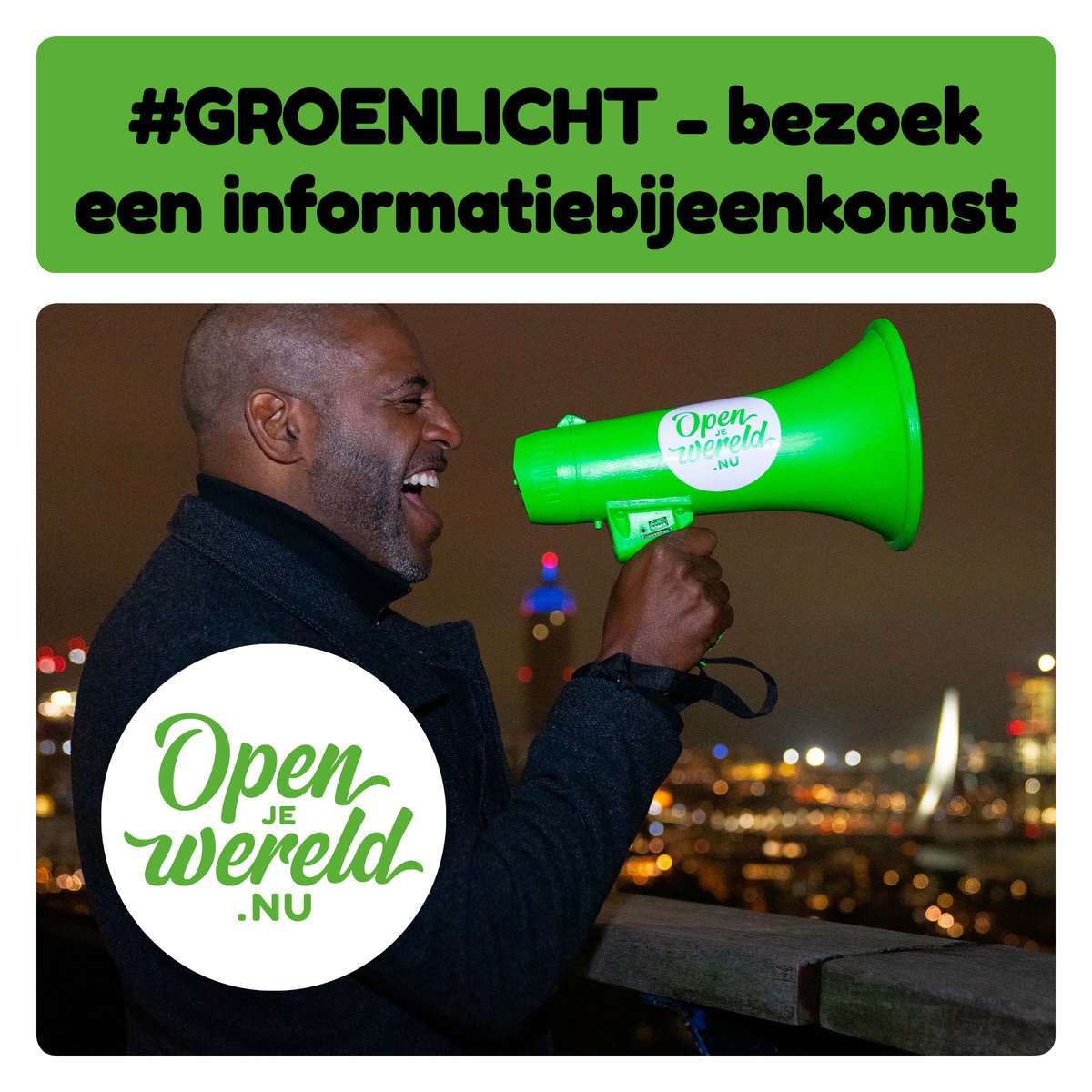 Wil je helpen om een kind zo thuis mogelijk op te laten groeien? Ontdek wat jij kunt betekenen op een informatiebijeenkomst, online of op een locatie bij jou in de buurt. openjewereld.nu/bij-jou-in-de-… @openjewereld #groenlicht #weekvandepleegzorg #openjewereld