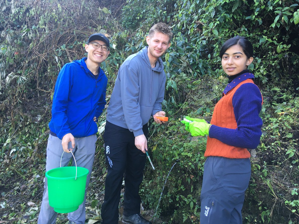 ⁦<a href="/Alasdair_Knight/">Alasdair Knight</a>⁩ busy sampling spring waters in Nepal