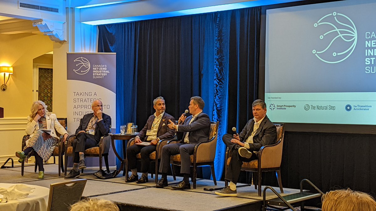 The global rise of green policies has made it imperative that Canada develops its own #LowCarbon industrial strategy. Last week, we brought together industry &amp; experts to discuss how Canada can build the industries &amp; collaborations to thrive in an international #NetZero economy.