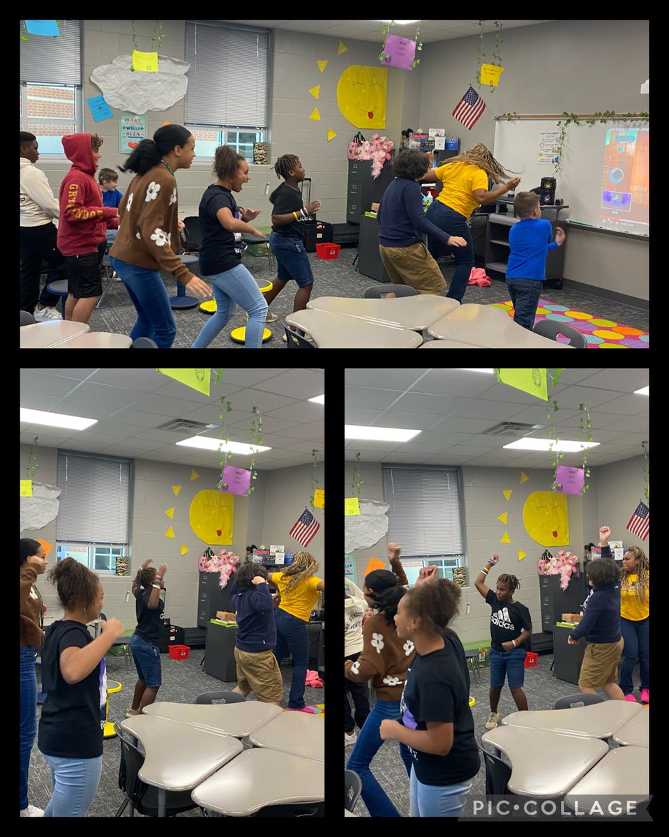 …post counseling lesson…and they say 6th Grade doesn’t dance!!! 😏😎 Not when it’s Mrs. Wright!!! 🤪😜😝😘💃🏾🎉 Counselor DJ ASH BASH!