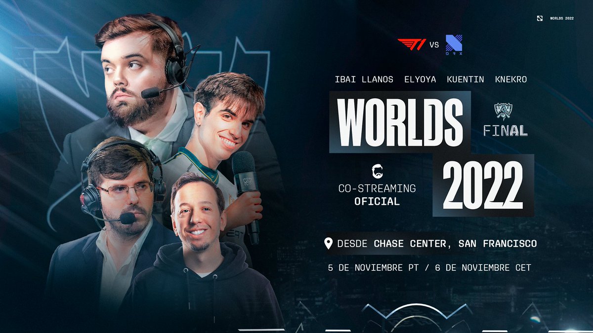 IbaiLlanos's tweet photo. LA FINAL DE LOS WORLDS SE PODRÁ VER CON IMAGEN EN MI CANAL DE TWITCH!

Riot, por primera vez en su historia, ha dado la posibilidad de hacer costream de la final a un streamer en toda Europa.

Nos vamos a SAN FRANCISCO A NARRAR A FAKER DESDE EL PROPIO ESTADIO DE LA FINAL SIUUUUU. https://t.co/XxRt3HKO3t