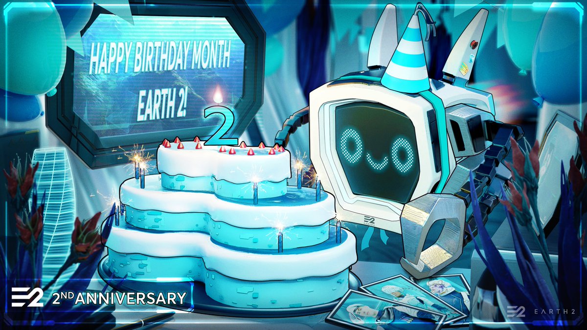 Happy 2nd Anniversary #Earth2! We have a fairly busy month ahead of us + some interesting details, visuals &amp; releases coming! Also surprising to look back at how far we've come over the past 12 months. Be sure to read this article to know what to expect!

earth2.io/news/e2turns2