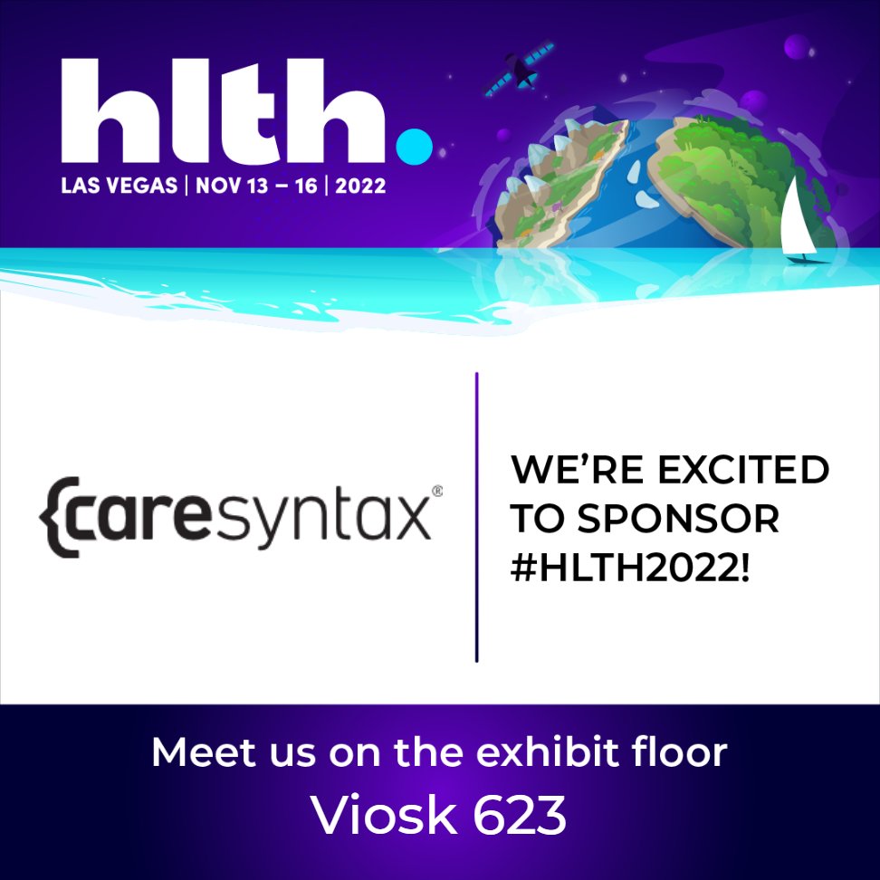 caresyntax's tweet image. We're excited to be exhibiting at HLTH in Las Vegas this year! Looking forward to discovering and learn from the industry’s top innovators and leaders from across the health ecosystem. Join @caresyntax at Viosk 623.

#datadrivensurgery #healthtech #surgery #HLTH2022 @HLTHEVENT