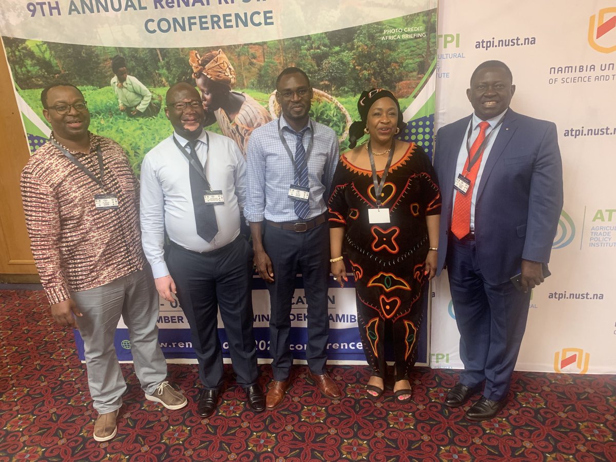 With the Zambian delegation at the ⁦@ReNAPRIconf⁩ 9th annual conference ⁦<a href="/IAPRI14/">Indaba Agricultural Policy Research Institute</a>⁩ ⁦<a href="/ZambiaMGEE/">Ministry of Green Economy and Environment - Zambia</a>⁩