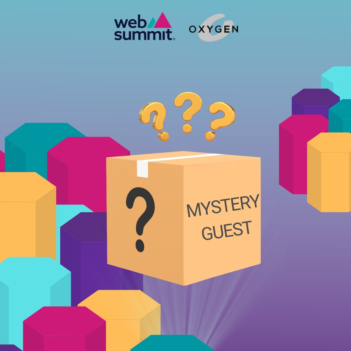 AgenceOxygen's tweet photo. Who will be the mystery guest at @websummit 2022 ? 👻

In less than an hour, a special guest will be on stage with @lisapjackson, @cz_binance, @kprescott, @moedas, @antoniocostapm, @paddycosgrave et @misanharriman ! 

Stay tuned 😁

#WebSummit #OxygenWebSummit https://t.co/aoiHTO7bU5
