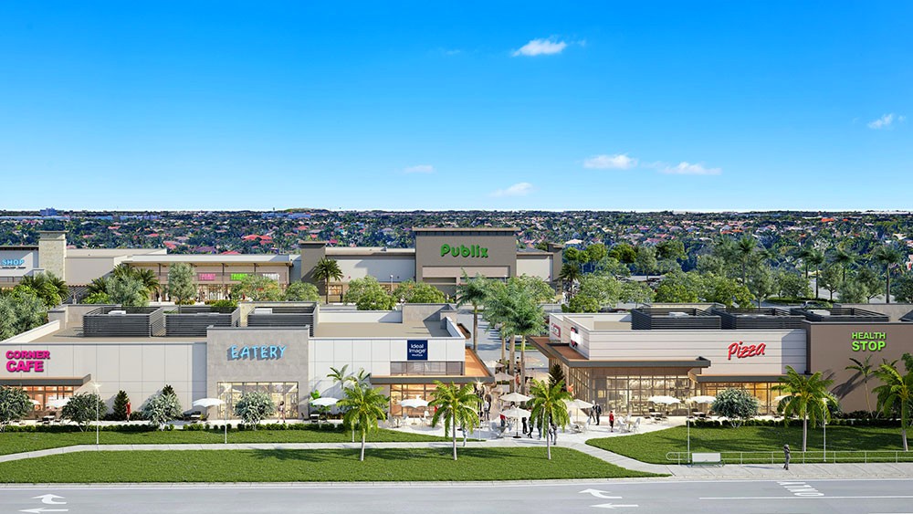 The key to attracting major #retailers? Sizable #retail space with all-new infrastructure &amp; good traffic flow. #16000PinesMarket in #PembrokePines sits on a 13.2-acre lot with frontage on Pines Boulevard &amp; Dykes Road. Co-anchors include <a href="/Publix/">Publix</a> &amp; <a href="/Burlington/">Burlington</a>. #Terra #CRE
