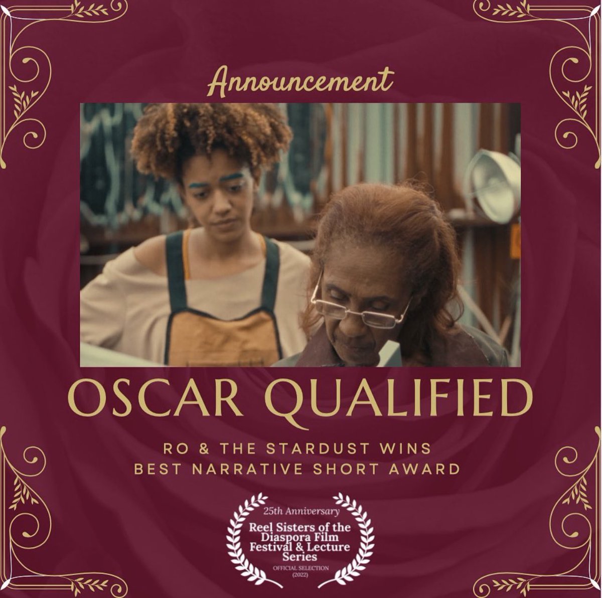 Zeus Pictures (@zeuspictures) on Twitter photo Congrats <a href="/ElWuel/">Eunice Levis</a> and the entire team of RO & THE STARDUST! We are <a href="/TheAcademy/">The Academy</a> bound!
#Oscars #shortfilm #genre #movie Congrats <a href="/ElWuel/">Eunice Levis</a> and the entire team of RO & THE STARDUST! We are <a href="/TheAcademy/">The Academy</a> bound!
#Oscars #shortfilm #genre #movie