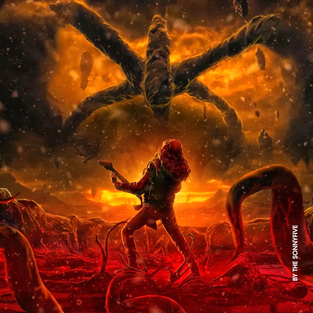 Master of the Upside Down. 🤘🎶🎸 #StrangerThings