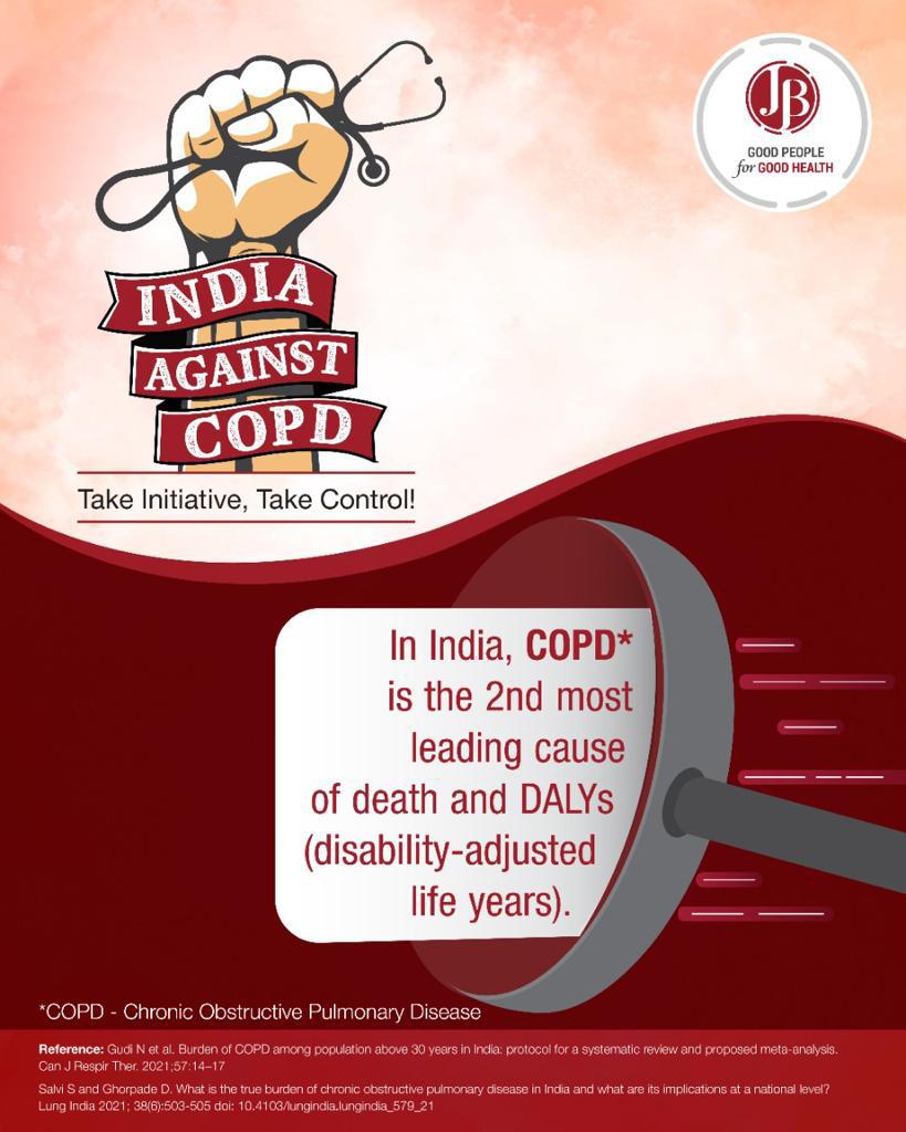 #IndiaagainstCOPD #Goodlunghealth #JB #GoodPeopleForGoodHealth