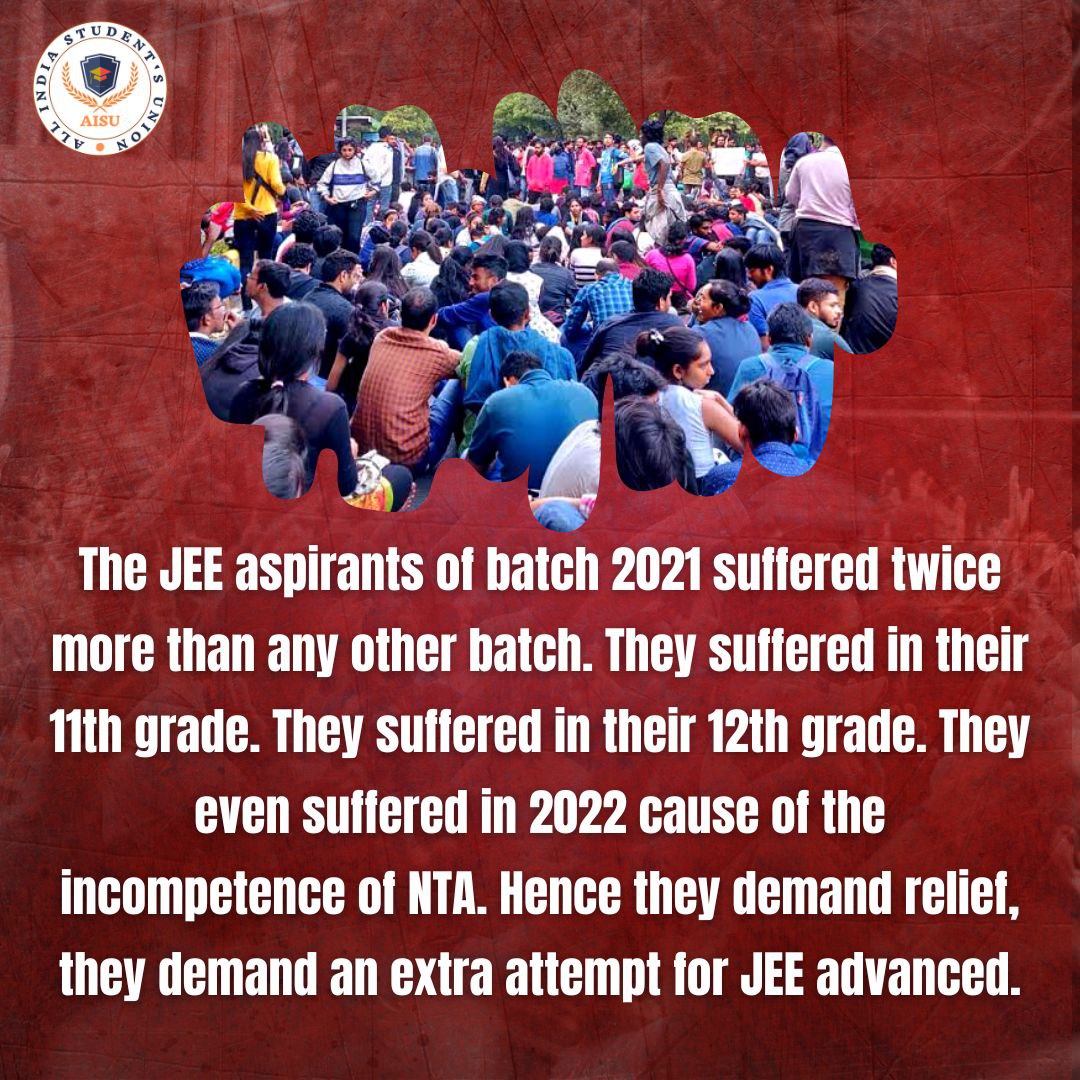 JAI89372854's tweet photo. Students had to face a lot of mental uncertainty during the covid period .pls help  students to reach their dream iit
#2021PassoutWantJEEAdv23 https://t.co/3iNNPK17p1