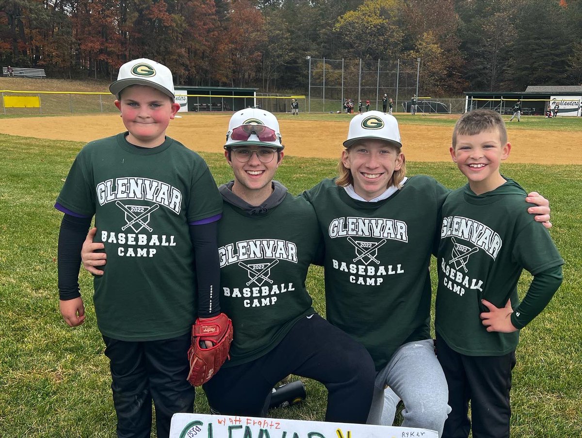 glenvarbsbl's tweet photo. Here are some of the photos from our youth camp from this past Saturday! What an experience for all of our guys, as were able to give back to our local youth baseball community! https://t.co/EIGbMSD52y