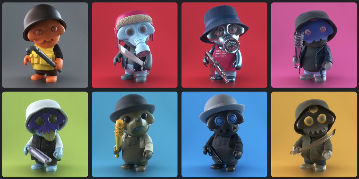 squadts_com's tweet photo. MINT WINDOW IS OPEN!
CHECK OUT SOME OF THE FIRE THAT HAS BEEN PULLED!!
HARD TO BELIEVE THESE ARE NOT TOYS ;)
GO GET YOURSELF A SQUADT!
#notafkntoy
#squadts #squadtsnft
#NFT #nfts #NFTCommunities #nftcollector
#nftcollectibles https://t.co/Btq5CNZAkH