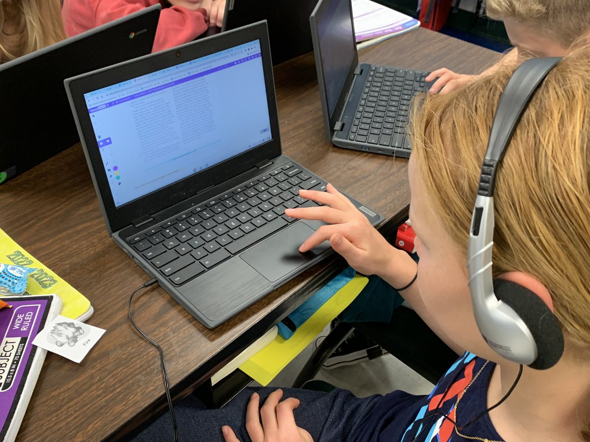 klathurman's tweet photo. 5th graders in Mrs. Wildnauer’s class are learning how to annotate texts digitally using Kami! #Victoryintheclassroom #TeamOldham https://t.co/kLcwsPC4xI