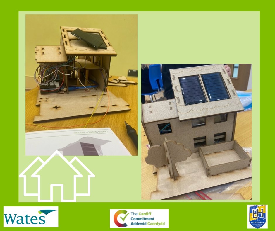 Ein Hymrwymiad Caerdydd ‘Partner ar Waith’ yr wythnos hon yw <a href="/watesgroup/">Wates Group</a> am gyflwyno eu rhaglen Tŷ’r Dyfodol i Flwyddyn 9 yn <a href="/EasternHighCdf/">Eastern High</a>. Rhoddodd y diwrnod brofiad ymarferol o sut y gall technoleg werdd gefnogi'r symudiad i sero net! <a href="/GyrfaCymru/">GyrfaCymru</a> <a href="/Rewise_Learning/">Rewise Learning</a>