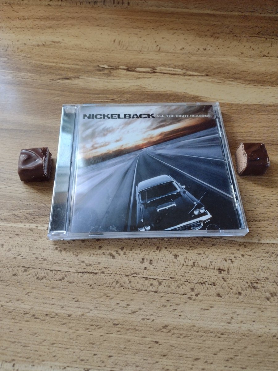 Gotta be careful and check your candy after Trick or Treating, I found an entire Nickelback CD in one of my pieces I got last evening 💀💀💀 #TrickorTreat