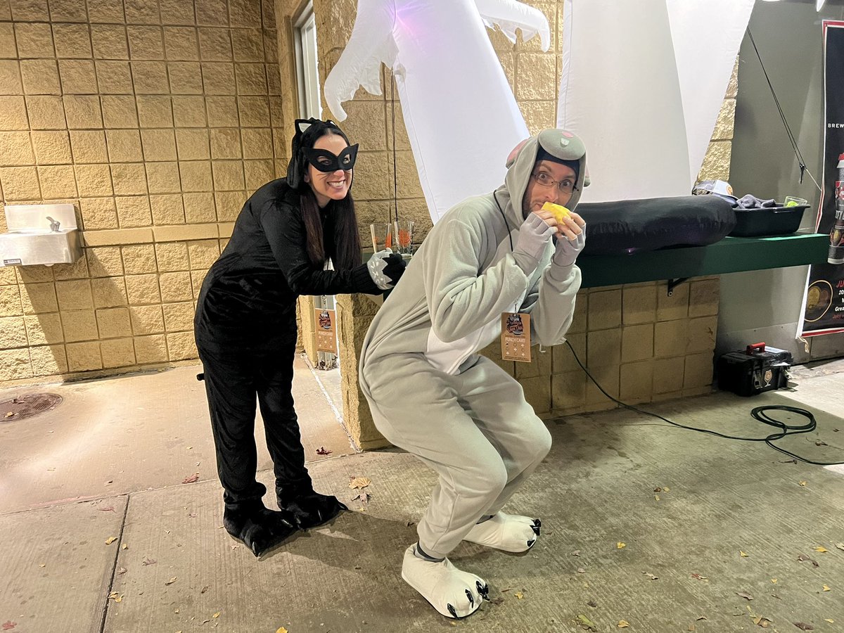 KCCougars's tweet photo. Why did the ghost go to the bar? For the Boos! 🍻👻

Thank you to everyone who attended the Cougars Halloween WitchCRAFT Beer Fest this weekend! It was a spooktacular time! 🍺 https://t.co/yRVDrRWfQ8