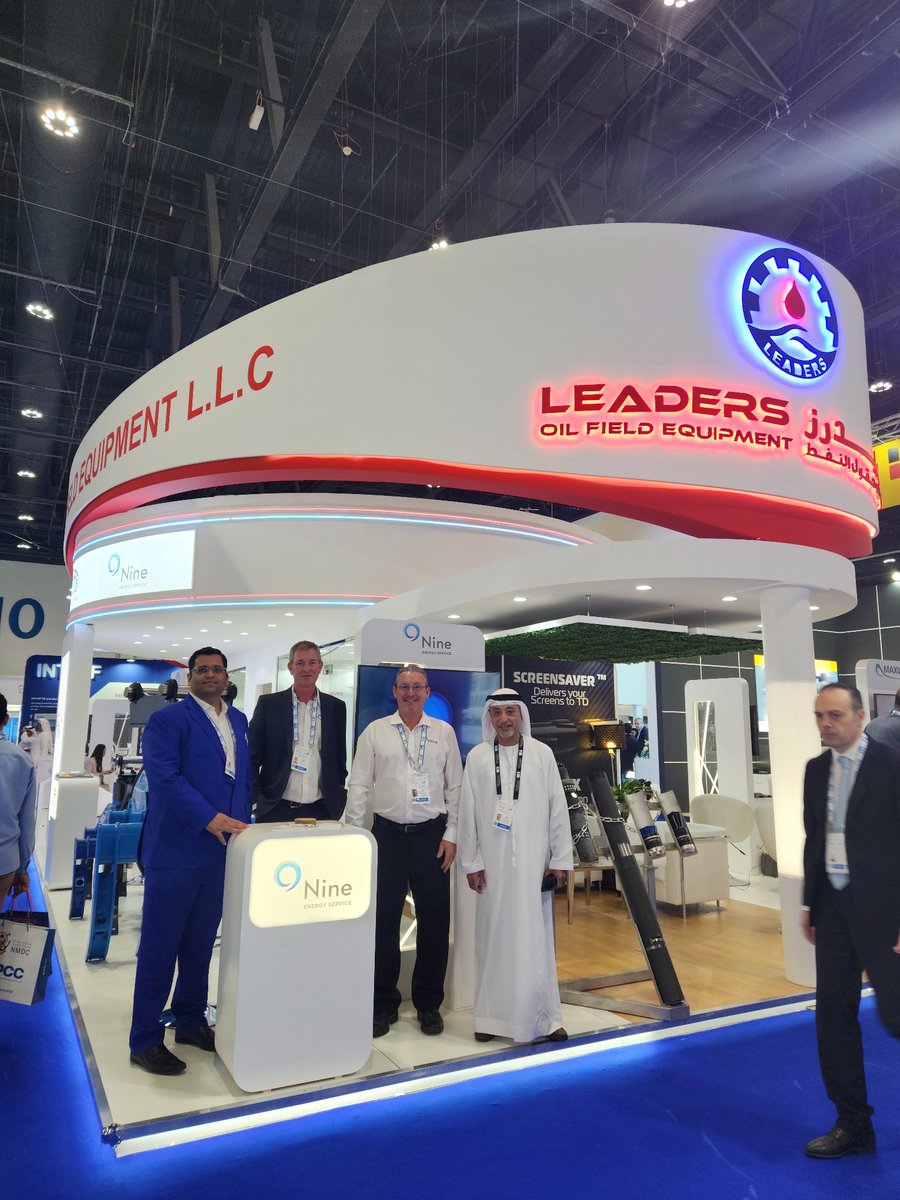 nineenergysrv's tweet photo. We are excited to showcase Nine's most innovative tools and technology this week at the ADIPEC 2022 Exhibition and Conference! Come by and see us at Booth #10530 in Hall 10.

cc: @ADIPECOfficial 

 #ADIPEC #ADIPEC2022 #ADNOC #YoungAdipec #OilandGas #Energy https://t.co/P6wwvEXSDA