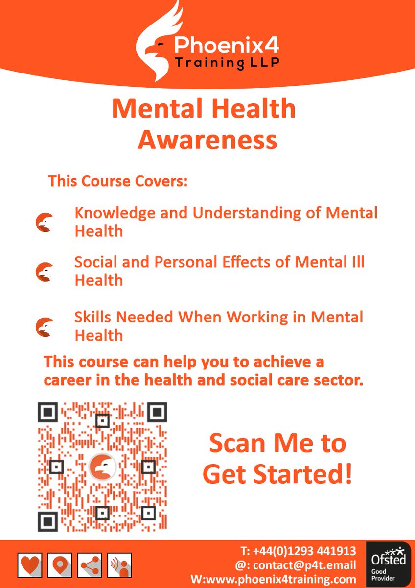 P4TLLP's tweet photo. One of the most in-demand sectors right now is Mental Health. It affects everyone's daily life - work or personal. 

Scan the QR Code or follow the link below to get started!

https://t.co/VnrZkdzuW6

#mentalhealth #mentalhealthawareness #mentalhealthmatters #cpd #cpd #training https://t.co/9i4ojtEEmX