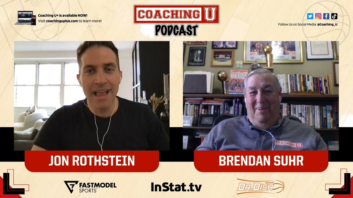 🎙️ NEW PODCAST: @brendansuhr is joined by @JonRothstein for a special college basketball season preview on the Coaching U Podcast 🎧 Listen Today! Apple: buff.ly/2WRohvH Google: buff.ly/31jobkh Spotify: buff.ly/3dJxGwc 📺 Watch: buff.ly/3UeZFsG