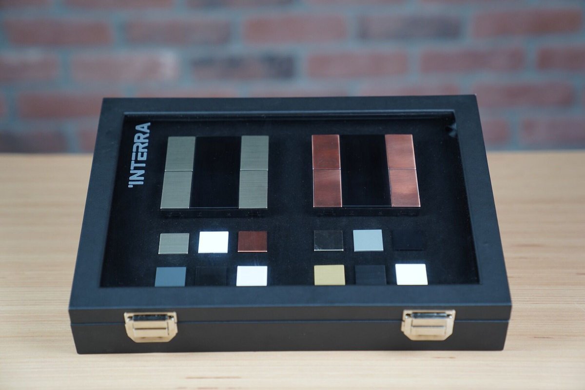 interrasocial's tweet image. These uniquely designed products could only be presented in such a stylish box.✨✨
iSwitch Presentation Box is equipped with 12 different iSwitch button samples with different materials and color options.

-
#knx #interra #presentationbox #iswitch