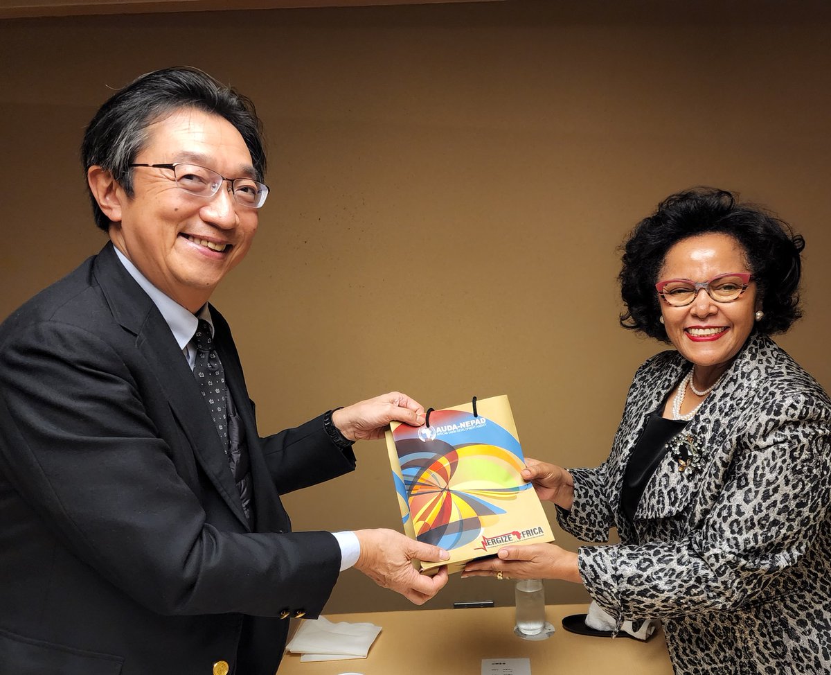 nardosbthomas's tweet photo. Today in Tokyo, my Team &amp; I had the privilege &amp; opportunity to share progress on the work @NEPAD_Agency is implementing with our esteemed partners #JICA @jica_direct_en &amp; @MofaJapan_en 
#AfricaKaizenInitiative #IFNA #RegionalIntegration #HGSAccelerator #PolicyBridgetank https://t.co/1mFVNyhYNk