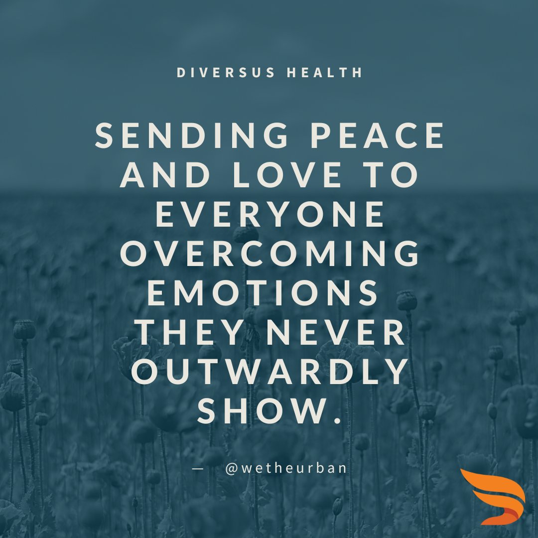 Diversus_Health's tweet photo. Sending love to anyone overcoming emotions they never outwardly show.
#mentalhealth #mentalwellness #mentalhealthmatters #DiversusHealth #quoteoftheday #mentalhealthquotes #mentalhealthadvocate #trauma #therapy https://t.co/BpozJt2eKI