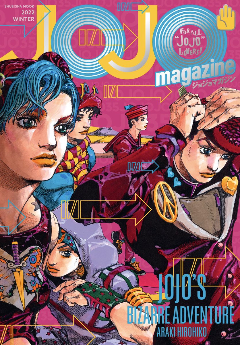 ByAraki's tweet photo. JOJO magazine, first and second issues, 2022. https://t.co/dJrhNlBER7